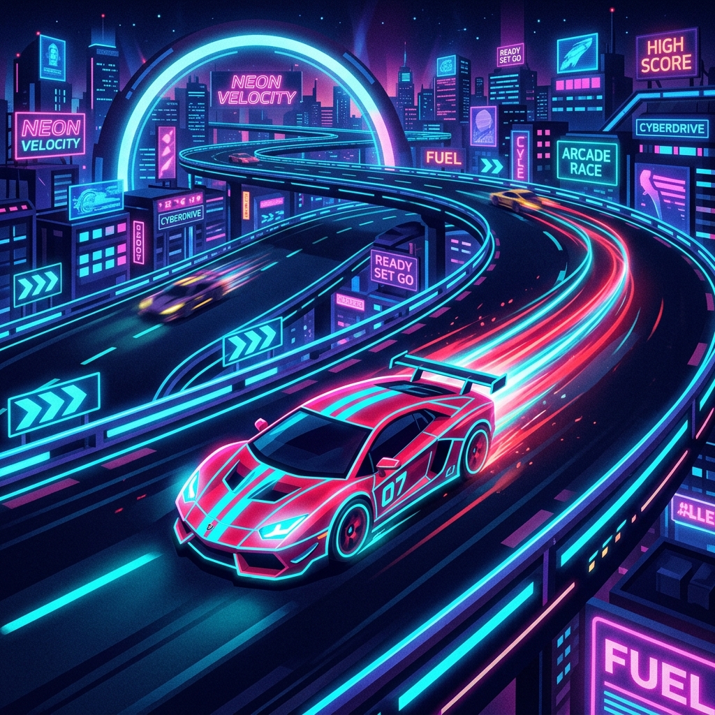 2D极速赛车游戏封面